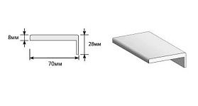 Наличник Т Тип-0 Max для дверей Браво, Snow Veralinga